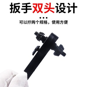 Dual Purpose Ratchet Wrench 12.8mm 17.2mm Metric Hex Drive Anti Slip Handle Diy Tool 153mm Length Chromium Vanadium Steel - Product Image 3