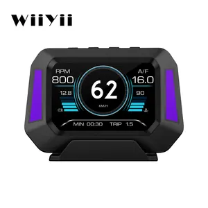 WiiYii Factory Direct P21 OBD2 GPS-Tachometer Diagnose werkzeuge für Auto messgeräte HUD Head Up Display obd2 Gauge