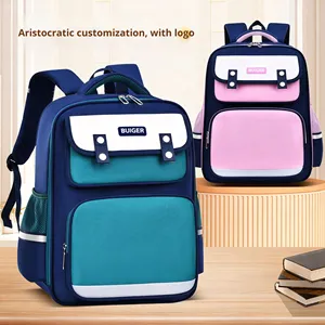 New Cartoon Cute Oxford Cloth Men's Women's Primary School Students' Backpack Large-Capacity Kindergarten Training Class - Product Image 5