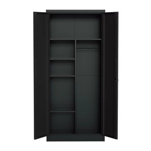 Chất lượng cao 2 cửa màu đen kim loại thép lưu trữ tập tin Tủ thiết kế hiện đại nội thất văn phòng cho hội thảo & kho sử dụng - Product Image 4