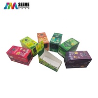 Boîtes d'emballage de présentation de comptoir de vente au détail en carton imprimé personnalisé pour barre énergétique de sucre pour snack et bonbon Bouchées de chocolat puissantes