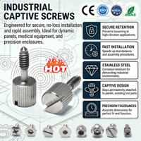 Vis à tête moletée captive en acier inoxydable M3 M4, prix départ usine, vis à tête moletée ovale en acier inoxydable