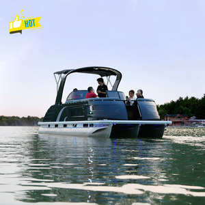 เรือยอชท์สปอร์ตหรูหราใหม่ ทำจากไฟเบอร์กลาส พร้อมเครื่องยนต์สำหรับการดริฟท์ เรือตกปลาสุดหรูสำหรับขาย - Product Image 2