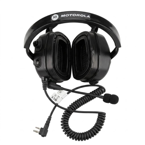 Casque Motorola PMLN6854A robuste à réduction de bruit, circum-auriculaire, avec microphone, PTT/<span class=keywords><strong>VOX</strong></span> 2 broches, compatible DP1400 CP200d DEP450 R2 BPR40d - Product Image 6