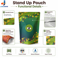 Sachets Doypack Personnalisés en Aluminium et Mylar de 100g, 150g, 200g pour l'Emballage de Café Moulu, de Poudre et de Thé Cacao