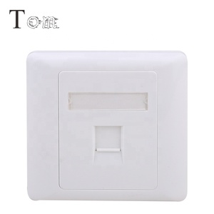 TOM MB-20-01 CAT6 <span class=keywords><strong>RJ45</strong></span> prise Murale Non Blindé Faceplate - Product Image 2