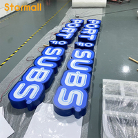 Letrero LED Personalizado, Letras de Canal 3D Iluminadas, Letras del Alfabeto con Luz para Tiendas, Letrero Publicitario Comercial para Marcas