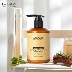 Wholesale High Quality Papaya Natural Hair Gel Moisturizing Home Use Gel Curly Hair Styling Elastin Cream for 260/448ML