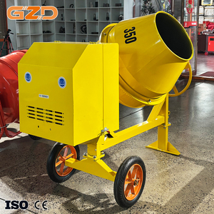 Bétonnière mobile électrique diesel/essence GZD de petite taille (350L, 500L, 700L) avec <span class=keywords><strong>moteur</strong></span> pour la construction résidentielle - Product Image 4