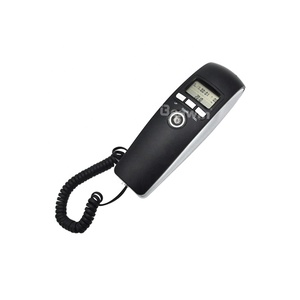Telefono con ascensore trimmline <span class=keywords><strong>facile</strong></span> da montare a parete migliorato con Display LCD ID chiamante e <span class=keywords><strong>telefonia</strong></span> Ringer a LED rosso nessuna batteria richiesta - Product Image 1