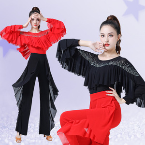 Camisa de <span class=keywords><strong>mujer</strong></span> de baile latino de <span class=keywords><strong>salsa</strong></span> - Product Image 5