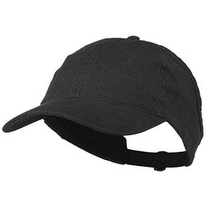 Casquette de baseball personnalisée en coton lavé pour femme, avec ouverture pour queue de cheval, noire - Product Image 2