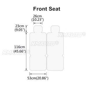 Fundas Universales para Asientos Delanteros de Coche, Fundas de Asiento de Cuero PU, Impermeables, Antideslizantes, Protectoras para VW/Ford/BMW - Product Image 6