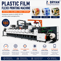 Machine d'impression flexographique automatique haute vitesse pour film plastique, entièrement servo, pour emballages flexibles BOPP, PET, PP, PE