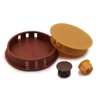 Bouchons en plastique en nylon Serrure Snap Nylon Bushing Panel Hole Cover Snap in Blank Lock Hole Plug Hole Stopper