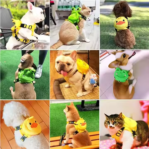 Dog <strong>Backpack</strong> Harness Adjustable <strong>Holiday</strong> Cute Frog Pets Bag Outdoor Self Carrier <strong>Backpack</strong> for Pets to Wear Custom Bags Daily - Product Image 2