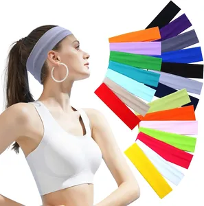 Bandeaux de sport d'été pour femmes – Yoga, fitness, volleyball, course à pied – Absorbent la transpiration – Élastiques – Bandeaux extensibles – Turban - Product Image 1