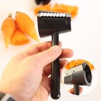 Multifunctioneel Handmatig Keukensnijpatroon En Krulmes Fruit-En Groentegereedschap