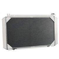 GTGMOTO Nouveau Radiateur en Aluminium à 3 Rangées pour Nissan Patrol GQ 2.8 4.2 Diesel TD42 3.0 Essence Y60 MT 88-97, Fixation par Vis