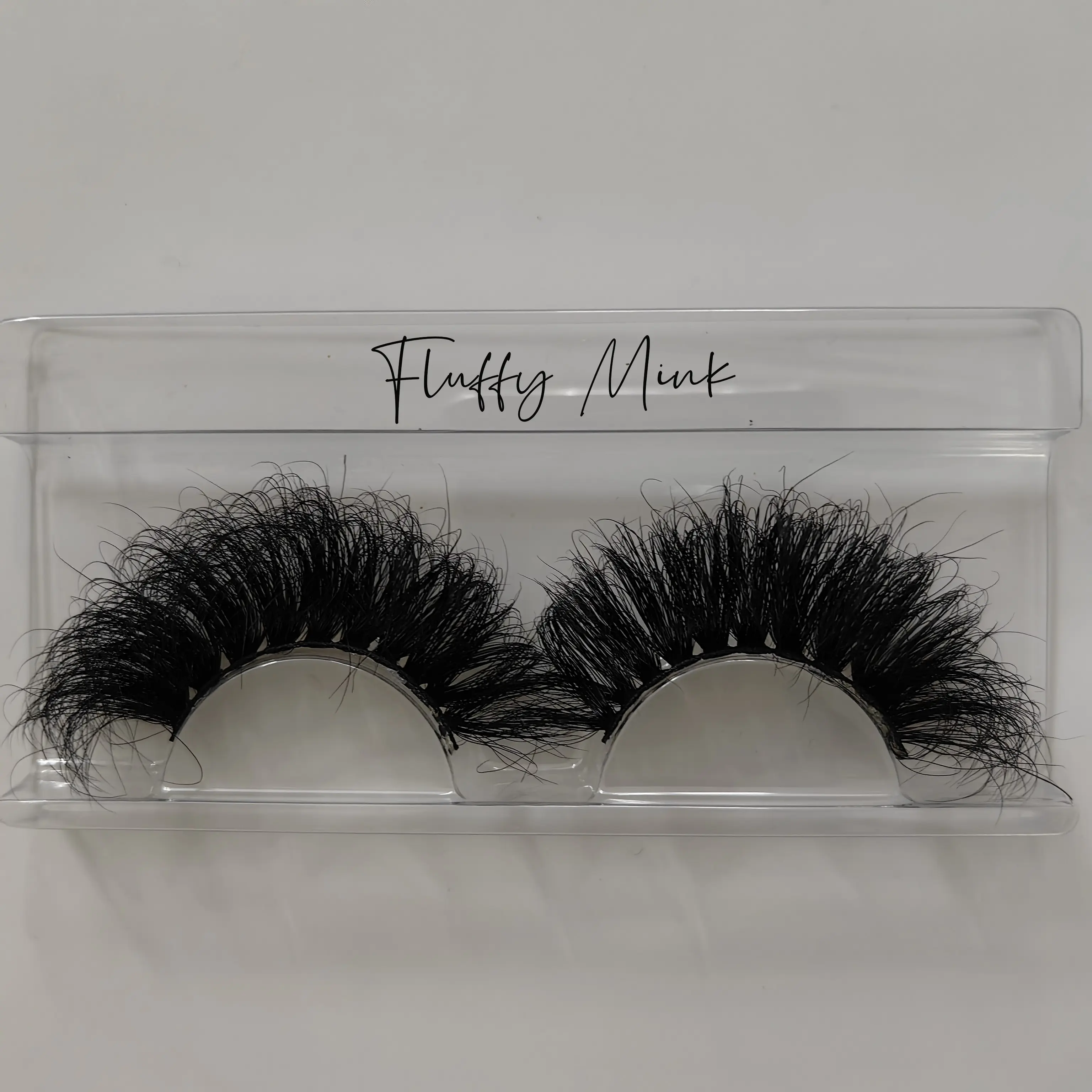 Popular Style Real Mink Eye Lash Top Quality Eyelashes 25mm Fluffy Mink Lashes