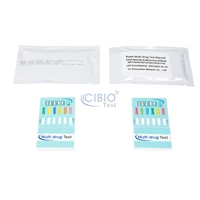 Obat-obatan diuji tes urin skrining obat cepat bersertifikasi klip Multi Panel