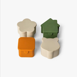 Set of Four Silicone <b>Lunchbox</b> Organiser with Lids, Child Fun <b>Lunchbox</b> Organiser Set for Grand <b>Lunchbox</b>, Tritan <b>Lunchbox</b> - Product Image 1