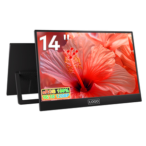 14 Inch Portable <b>Monitor</b> 1920x1200 IPS Widescreen 16:10 LED Backlit Display For Laptop Dual Screen Extension - Product Image 1