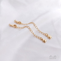 Fermoirs plaqués or 14 carats pour la fabrication de bijoux, accessoires en cuivre, aimants ronds/en forme de cœur pour la création de colliers DIY