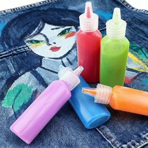 Pintura Textil de 6 Colores Ideal para Zapatos/Ropa/Gorras/<span class=keywords><strong>Camisetas</strong></span>, Pintura DIY - Product Image 6