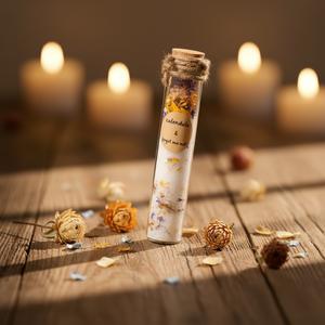 प्राकृतिक गुलाब के आवश्यक तेल के साथ व्यक्तिगत गुलाबी हिमालायन स्नान नमक ग्लास परीक्षण ट्यूब प्राकृतिक गुलाब के साथ - Product Image 6