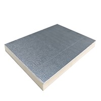 Panneaux de conduits pré-isolés en mousse PUR avec feuille d'aluminium personnalisée UNT, 20-40 mm, panneau de conduit d'air PID pour système HVAC