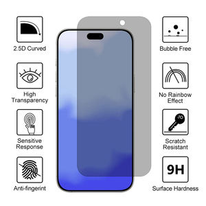 ฟิล์มกันรอยแบบป้องกันการมองเห็น เหมาะสำหรับ iPhone 17 Pro 16E  กระจกนิรภัย 9H สำหรับ iPhone 17 Air 15 14 13 12 11 Pro Max - Product Image 4