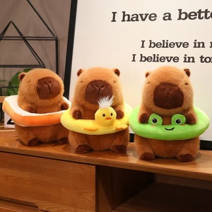 Capybara Plüsch tier Niedlich bestickte Ente Kaninchen Schwein Frosch mit Badeanzug Mesh Futter für Stress abbau Perfektes Geburtstags geschenk