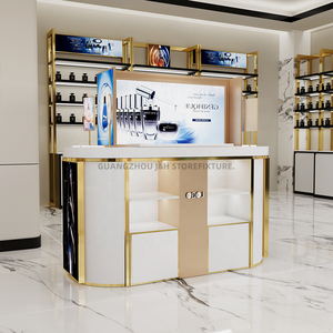Expositor de Perfumes de Diseño Nuevo para Tienda, Expositores de Perfumes de Lujo, Expositor de Botellas de Perfume con Luz LED Independiente - Product Image 6