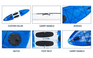 Ván Chèo Thuyền Kayak Đứng Lên 12ft 3.65M Ván Chèo Thuyền Kayak Hai Vòng Để Bán - Product Image 4