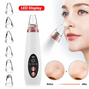 Cheap USB Rechargeable Skin Care Facial Tools Acne Cleaner Pimple Removal Face Nose Blackhead Remover Face Pore Vacuum