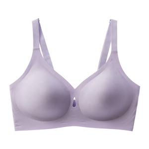 Sujetador de una pieza sin costuras para mujer, lencería de lujo de corte fino, top con realce para busto pequeño, soporte anticaída, logotipo personalizado - Product Image 5