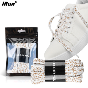 IRun tali sepatu pola cetak kustom desain titik semen tali sepatu Transfer panas tali sepatu LED berbintik Premium - Product Image 1