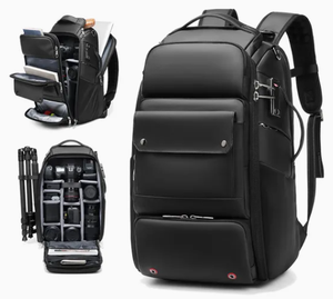 Digital Single Lens Reflex Double Shoulder 17.3&quot; Inch Laptop PRO Air Computer Video <strong>Camera</strong> Pack <strong>Backpack</strong> <strong>Bag</strong> - Product Image 1