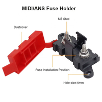 Boulon de rénovation sur fusible Type BDFS MIDI/ANS Porte-fusible Module de distribution d'alimentation Fusible avec couvercle anti-poussière pour voiture camion RV