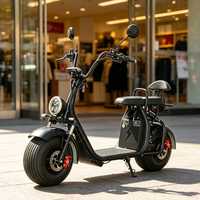 Moto électrique à deux roues CKD SKD 8 pouces, 1500W, vitesse 45 km/h, cyclomoteur électrique EEC avec pédales
