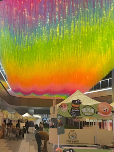 Vento-Driven <span class=keywords><strong>arcobaleno</strong></span> soffitto di nozze decorazioni per feste di natale e feste all'aperto sala di nozze <span class=keywords><strong>tende</strong></span> - Product Image 6