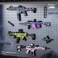 Vente en gros et dropshipping] Fusil de chasse Dark Night Ghost en blocs de construction, jouet éducatif en plastique à assembler pour enfants, animaux, nature