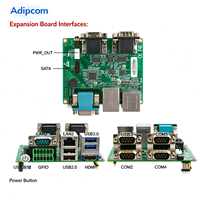 Carte mère industrielle embarquée Intel Celeron N3350, double LAN Gigabit, 5 ports RS232 COM, double HDMI