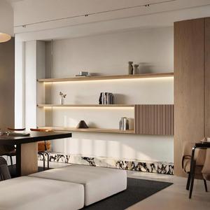 Archivadores de oficina Librería para Boss Manager Archivador de almacenamiento Muebles comerciales modernos Madera E1 MDF Respetuoso con el medio ambiente - Product Image 3