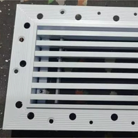 Nouveau diffuseur linéaire dissimulé, grille de ventilation de plafond invisible, en plastique et aluminium, réglable, grilles modernes