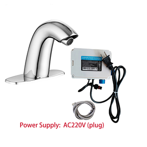 HY-178A ก๊อกน้ำระบบเซ็นเซอร์แบบไม่มีสัมผัสชุบโครเมี่ยมอัตโนมัติดีไซน์ทันสมัยสำหรับห้องครัวอ่างล้างหน้าแบบหลุมเดียวก๊อกน้ำทองเหลือง - Product Image 3