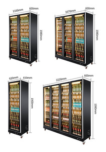 Refrigerador comercial para exhibición de bebidas y cerveza, refrigerador para uso en supermercados, escaparate de equipos de refrigeración - Product Image 3