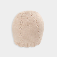 Conjunto de gorro y manoplas de punto de bebé de algodón 100%, accesorios bonitos y suaves