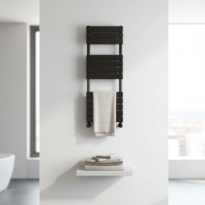 Nuevo panel plano negro 1200*450mm <span class=keywords><strong>radiador</strong></span> de <span class=keywords><strong>caldera</strong></span> de baño <span class=keywords><strong>radiador</strong></span> <span class=keywords><strong>toallero</strong></span> de calefacción de calentado con calentador <span class=keywords><strong>para</strong></span> uso doméstico - Product Image 1